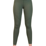 High Waist V shaped, sweat wicking leggings olive for gym, workouts, gym and leisure